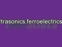 890ieeetransactionsonultrasonics,ferroelectrics,andfrequencycontrol,vo