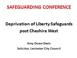 SAFEGUARDING CONFERENCE