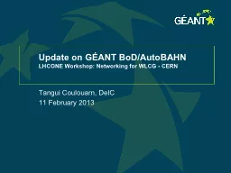 Update on GÉANT