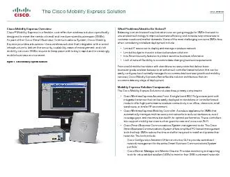 Typical Cisco Mobility Express Deployment Scenarios