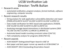 UCSB Verification Lab
