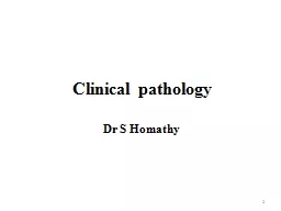 Clinical  pathology