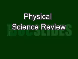 Physical Science Review
