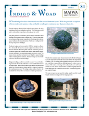 atural indigo has been known and used for several thousand years. With