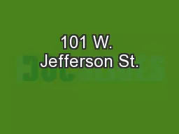 101 W. Jefferson St.