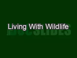Living With Wildlife