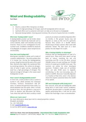 IWTO Fact Sheet: Wool and Biodegradability