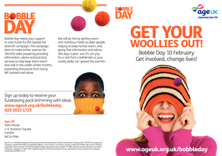 To find out more or to make a donation visitwww.ageuk.org.uk/bobbleday
