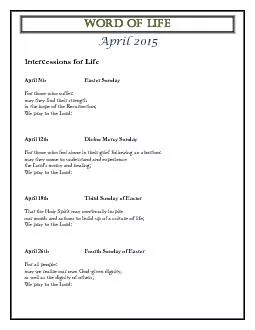 April2015Intercessions for Life