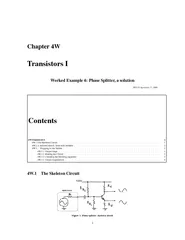Chapter4WTransistorsIWorkedExample4:PhaseSplitter,asolutionREV0;Septem