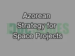 Azorean Strategy for Space Projects