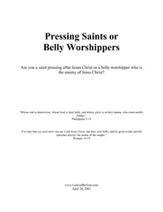 Pressing Saints or