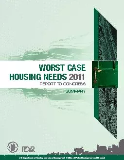 WORST CASE HOUSING NEEDS 2011 REPORT TO CONGRESS