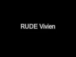 RUDE Vivien