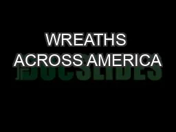 WREATHS ACROSS AMERICA