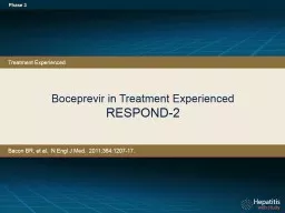 Boceprevir in Treatment Experienced