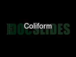 Coliform