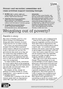 Wriggling out of poverty?