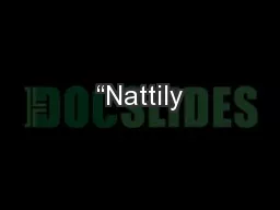 “Nattily