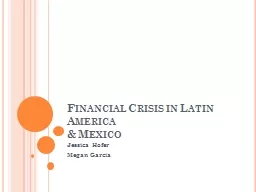 Financial Crisis in Latin America