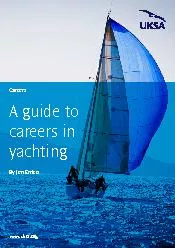 Careerswww.uksa.orgcareers in yachtingBy Jen Errico