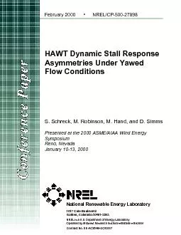 HAWT Dynamic Stall ResponseAsymmetries Under YawedFlow ConditionsFebru