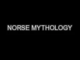 NORSE MYTHOLOGY