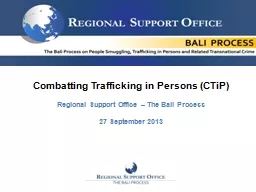 1 Combatting Trafficking in Persons (CTiP)