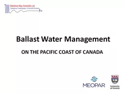 What is Ballast Water
