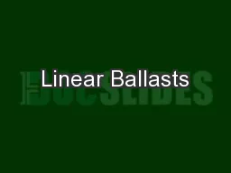 Linear Ballasts