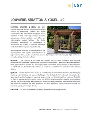 LOUVIERE, STRATTON & YOKEL, ARCHITECTS & LABORATORY PLANNERS