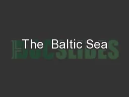 The  Baltic Sea