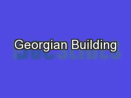 Georgian Building