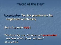 *Word of the Day*