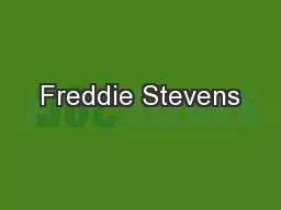 Freddie Stevens