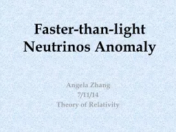 Faster-than-light Neutrinos Anomaly