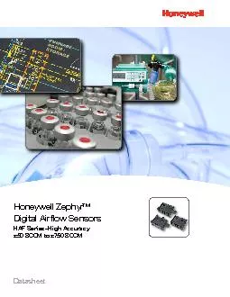 Honeywell ZephyrDigital Airow SensorsHAF Series–High Accuracy