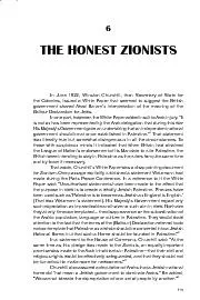 The Honest Zionists