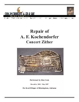 RepairofA. F. Kochendorfer