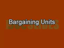 Bargaining Units