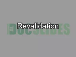 Revalidation