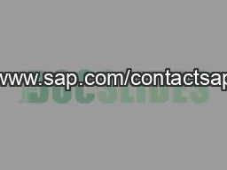 www.sap.com/contactsap