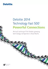 Deloitte 2014 Technology Fast 500Powerful ConnectionsAnnual ranking of