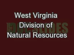 West Virginia Division of Natural Resources