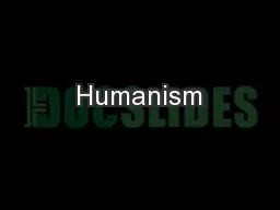 Humanism