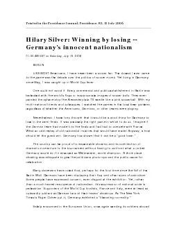 Hilary Silver: Winning by losing --