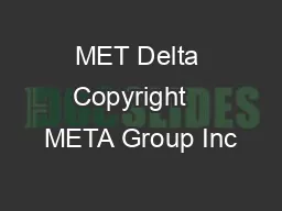 MET Delta Copyright   META Group Inc