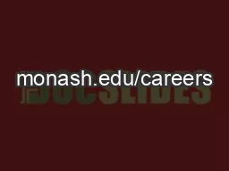 monash.edu/careers