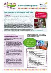 Learning and developing through play