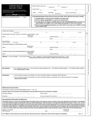 CAMPER HEALTHHISTORY FORM1Developed and reviewed by: American Camp Ass
